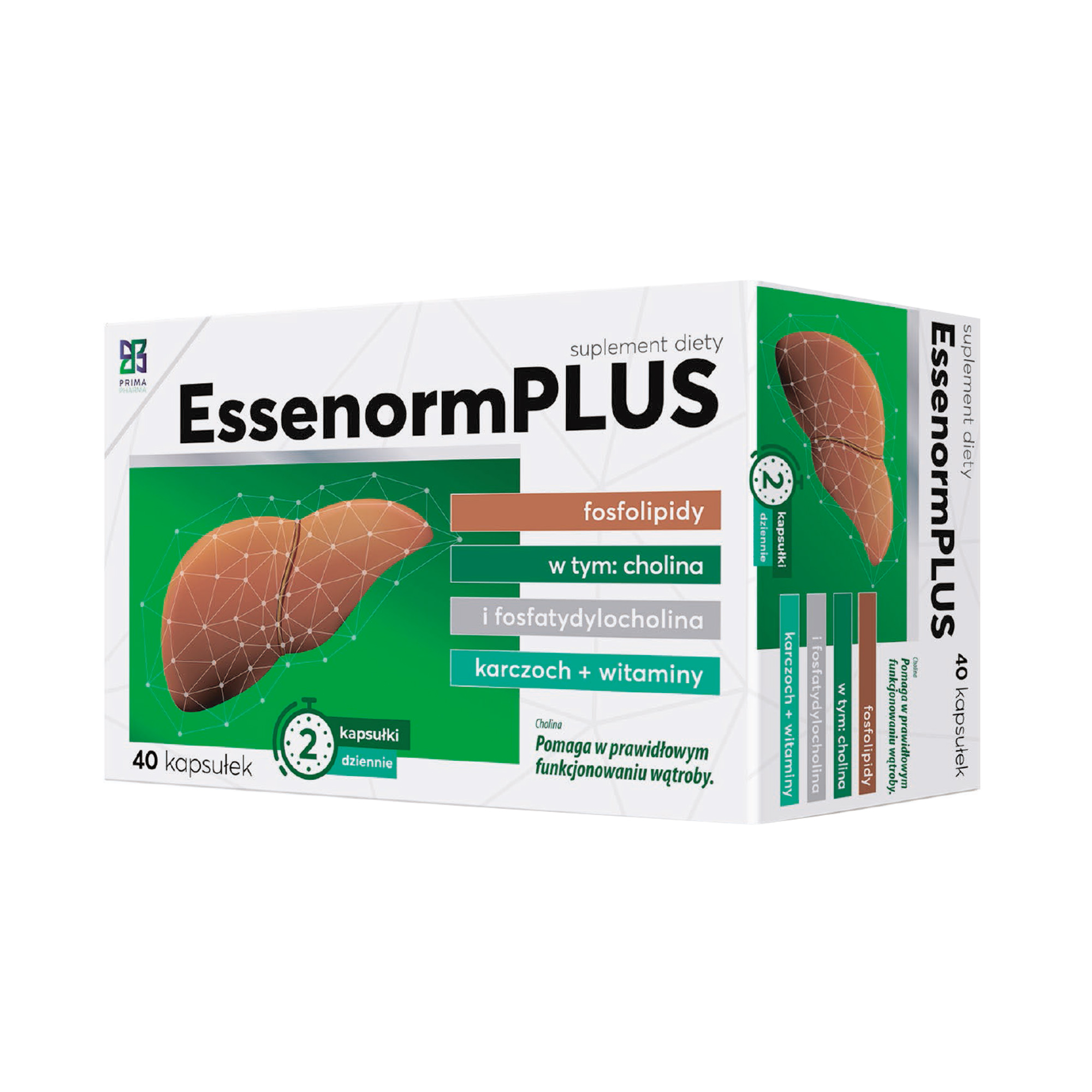 Prima Pharma Essenorm Plus, kapsułki, 40 sztuk zdjęcie