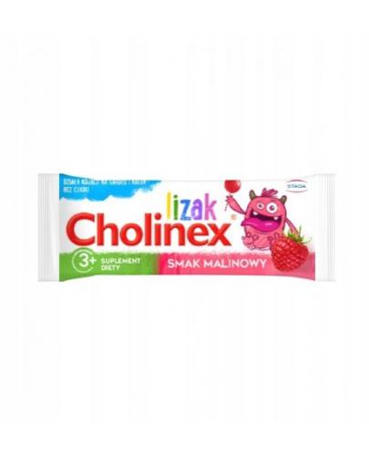 Cholinex lizak smak malinowy, 1 sztuka zdjęcie