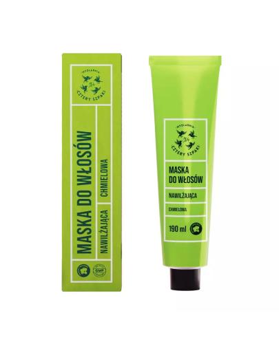Mydlarnia Cztery Szpaki Maska do włosów Chmielowa, 190 ml zdjęcie