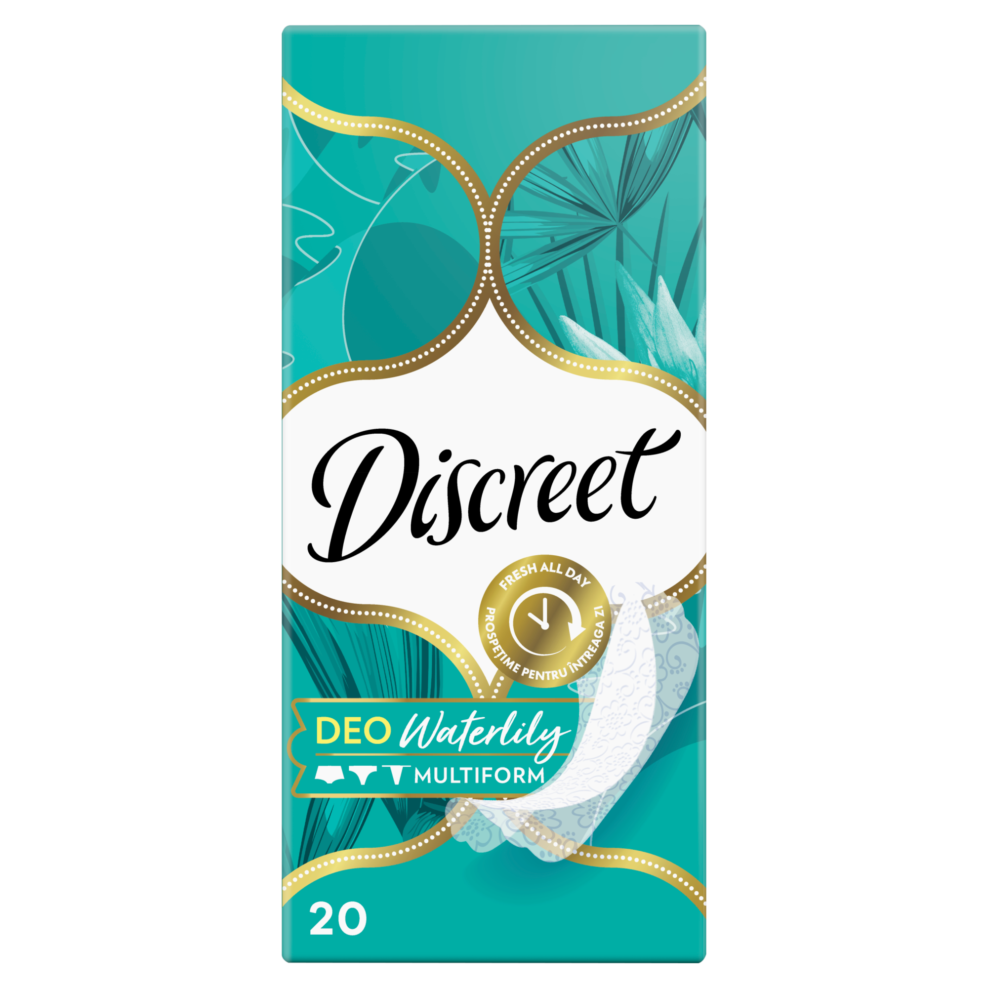 Discreet Multiform Waterlily Wkładki higieniczne, 20 sztuk zdjęcie
