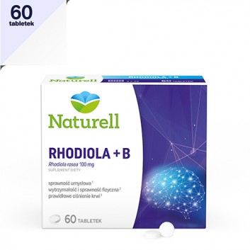 Naturell Rhodiola + B 60 tabletek