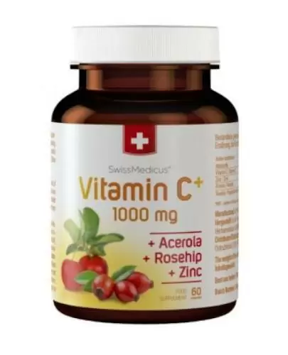 SwissMedicus Witamina C+ 1000 mg  60 kapsułek zdjęcie