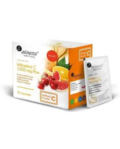 Aliness, Witamina C 1000 mg Plus, 30 saszetek zdjęcie