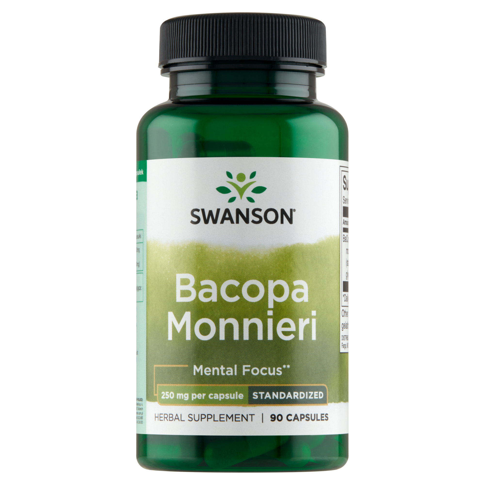 Swanson Bacopa Monnieri 250 mg 90 kapsułek zdjęcie