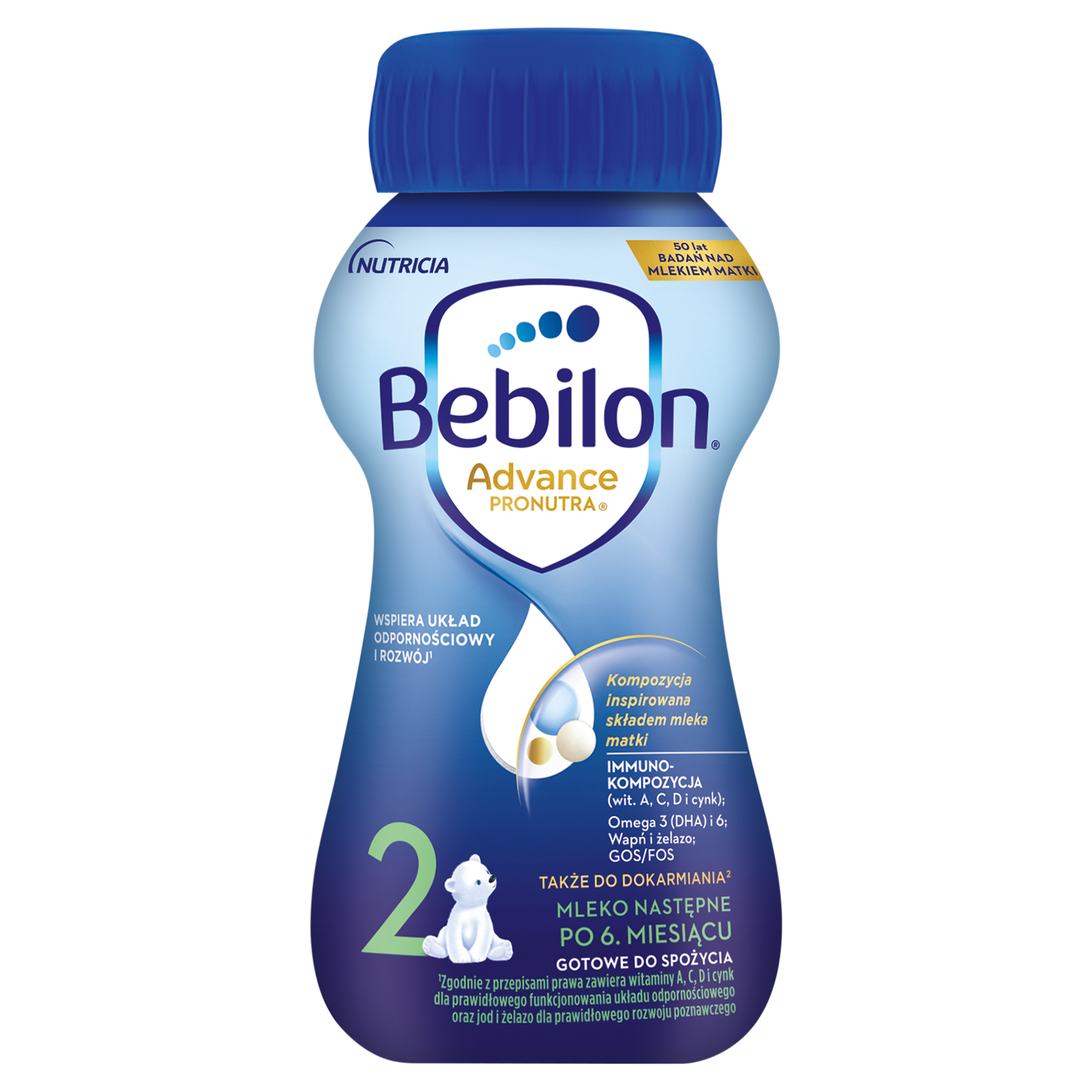Bebilon 2 Pronutra Advance mleko modyfikowane po 6 miesiącu 200 ml zdjęcie