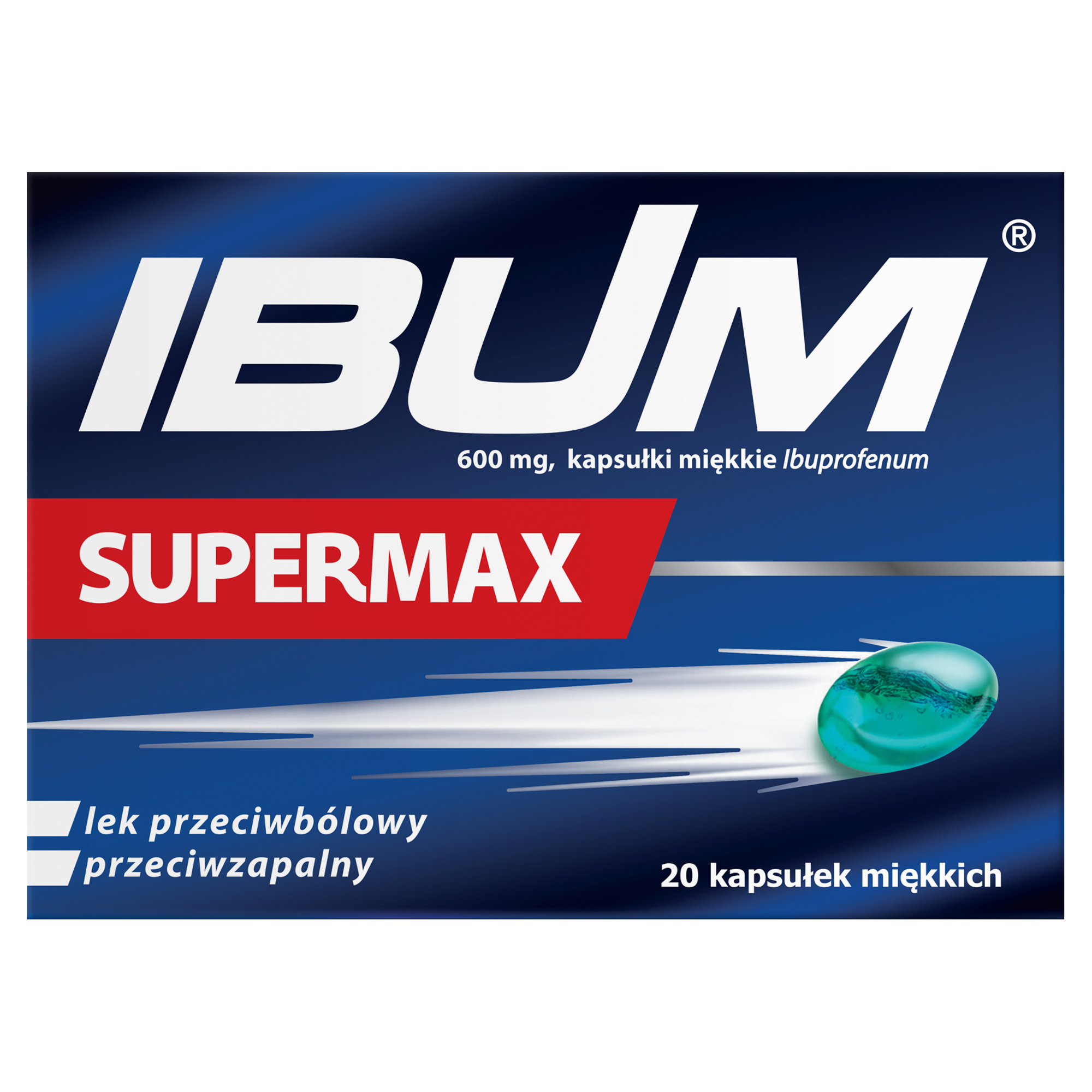 Ibum Supermax 600 mg, 20 kapsułek zdjęcie