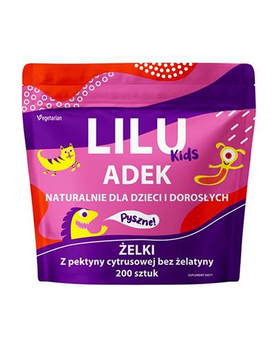 Lilu Kids Witamina ADEK Żelki dla dzieci i dorosłych, 200 sztuk zdjęcie