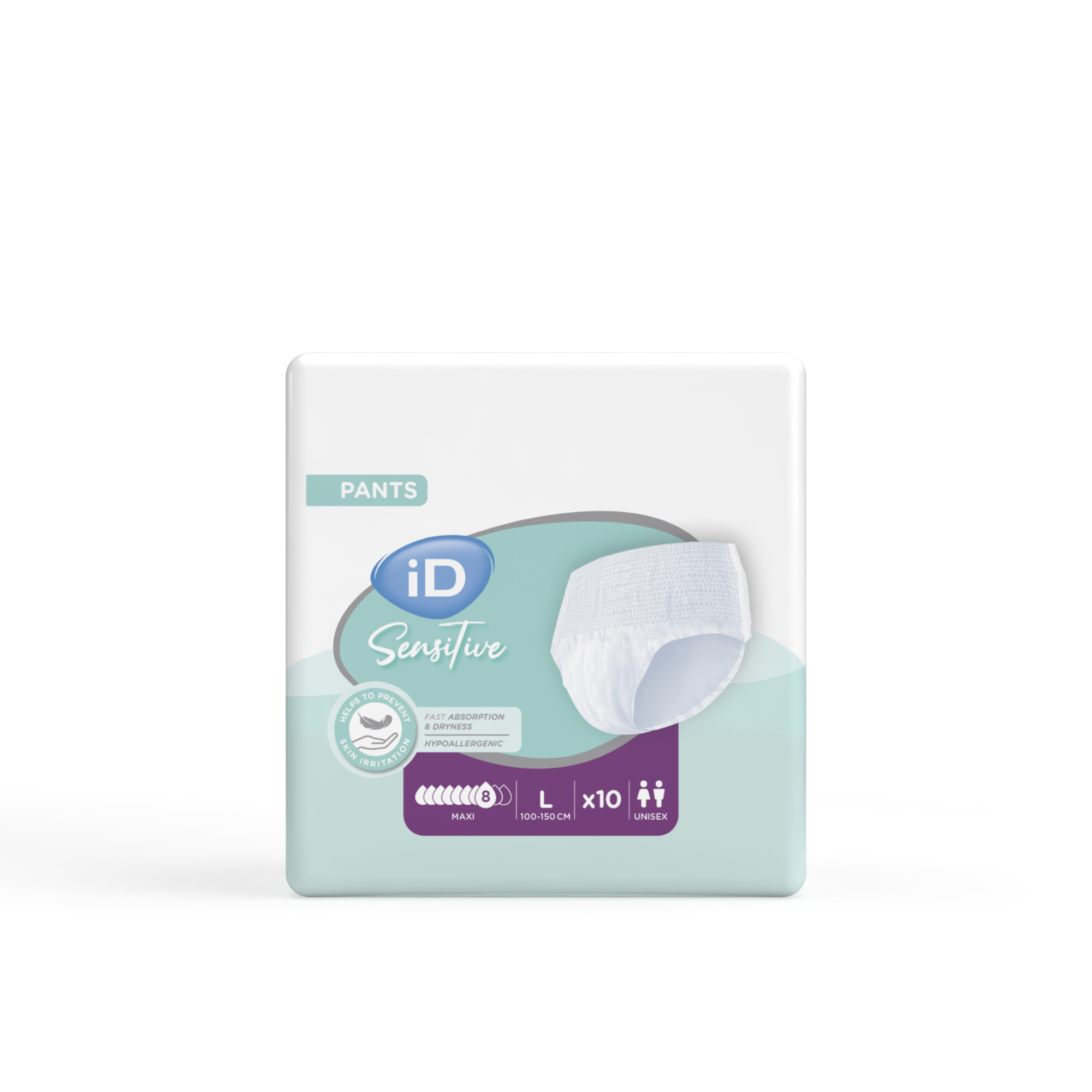 Majtki chłonne iD Sensitive Pants Maxi L, 10 sztuk zdjęcie