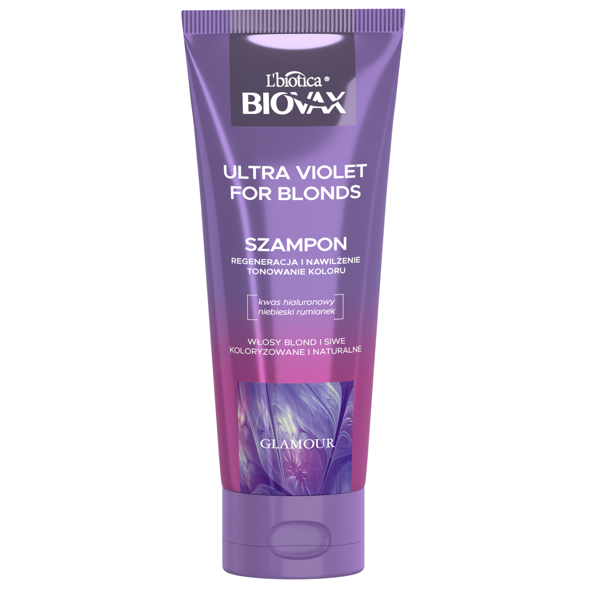 Biovax Ultra Violet Intensywnie regenerujący szampon tonujący do włosów blond i siwych, 200 ml zdjęcie
