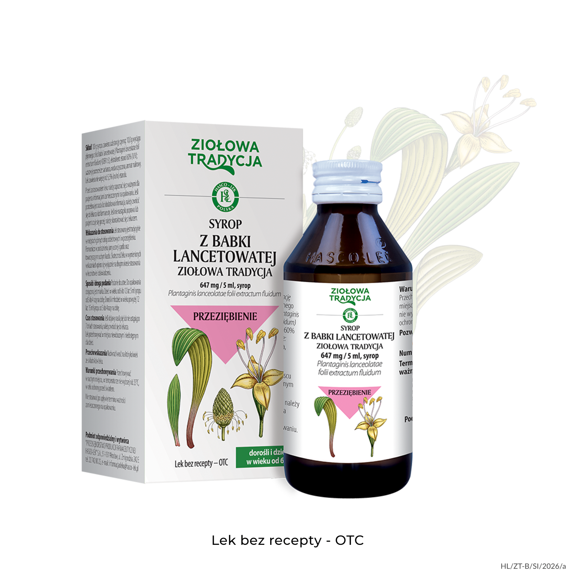 Ziołowa Tradycja syrop z babki lancetowatej 647 mg/5 ml syrop 125 g