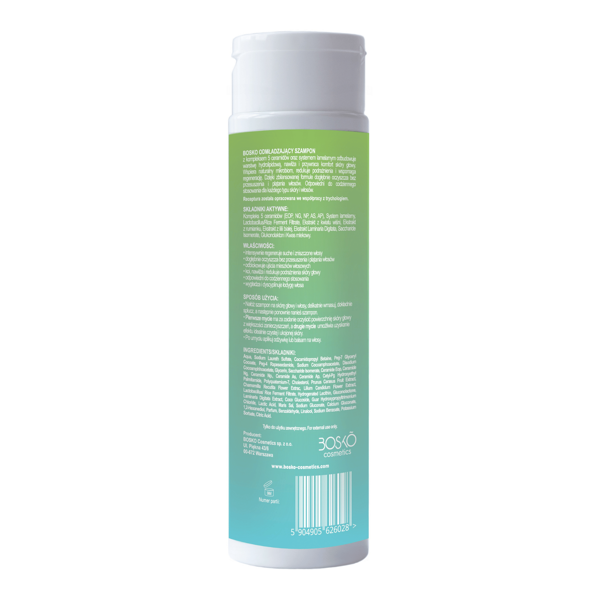 Bosko Odmładzający szampon do włosów suchych i zniszczonych, 250 ml