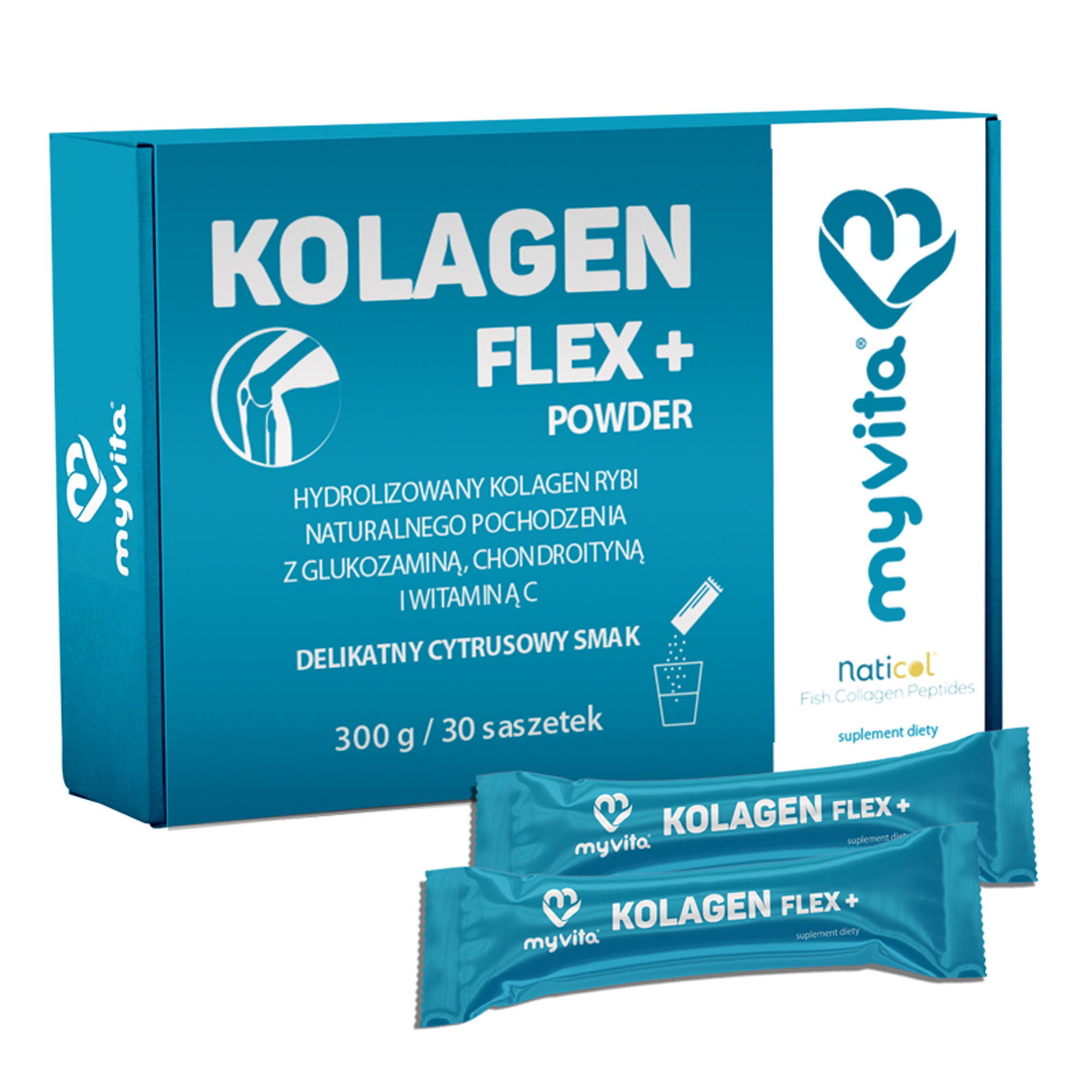 MyVita Kolagen Flex, proszek, saszetki, 30 sztuk zdjęcie