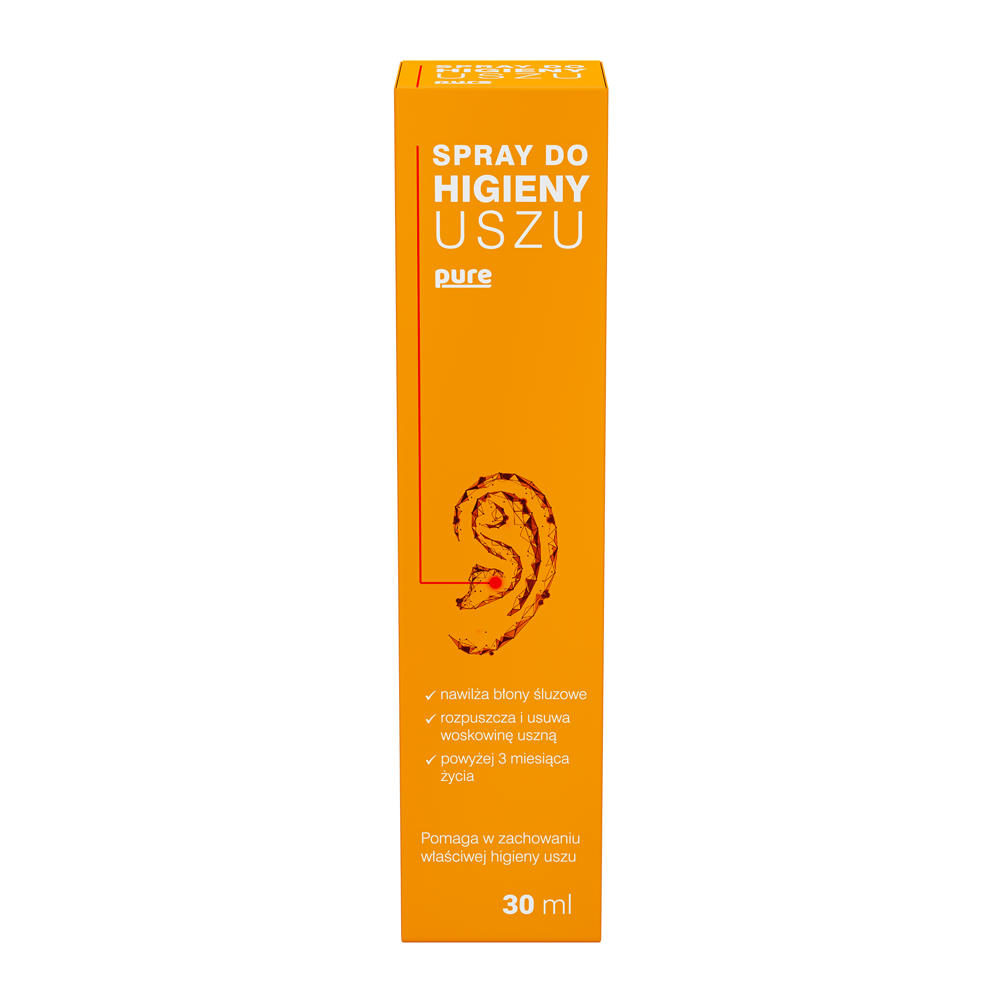 Spray do higieny uszu pure, 30 ml