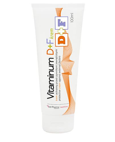 Red Pharma Vitaminum D + F Krem, 100 ml, cena, opinie, stosowanie zdjęcie