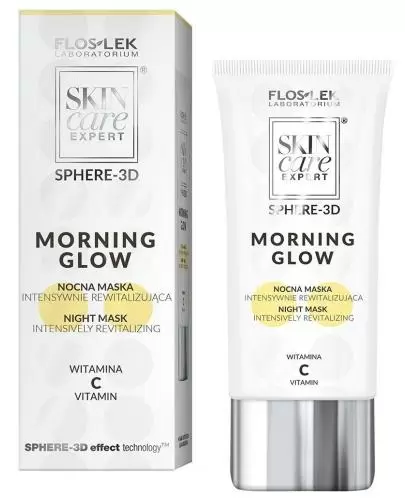 Flos-Lek Skin Care Expert Sphere-3D nocna maska intensywnie rewitalizująca witamina C 50 ml zdjęcie