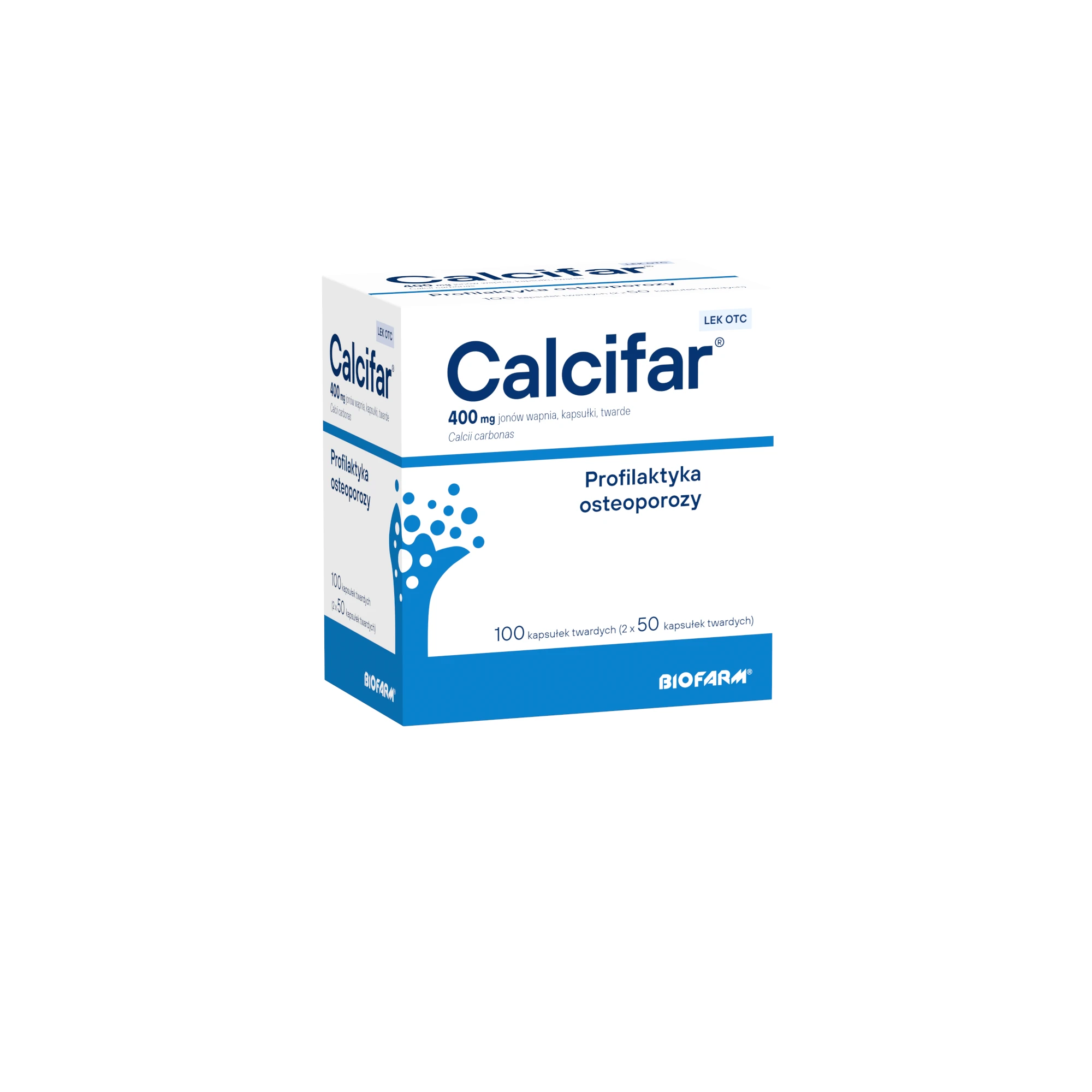 Calcifar 400 mg, 100 kapsułek zdjęcie