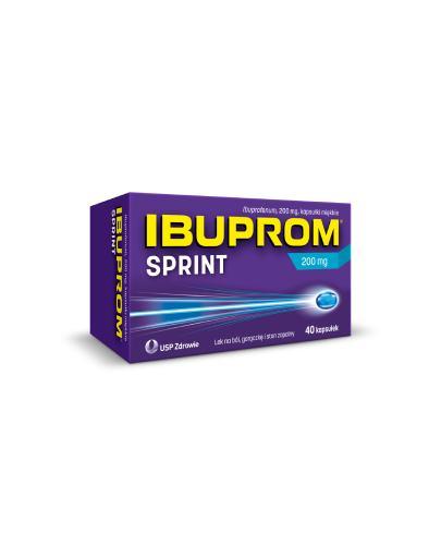 Ibuprom Sprint, kapsułki miękkie, 40 sztuk zdjęcie