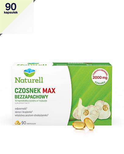 Naturell Czosnek Max bezzapachowy 90 kapsułek zdjęcie