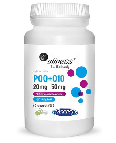 Aliness PQQ 20mg + Q10 50 mg - 60 kaps. - cena, opinie, właściwości  zdjęcie