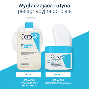 CeraVe SA, wygładzający żel do mycia skóry szorstkiej i suchej, 473 ml