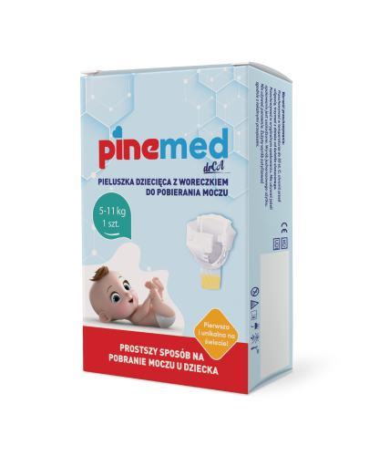 Pinemed Pieluszka dziecięca z woreczkiem do pobierania moczu 5-11 kg 1 sztuka zdjęcie