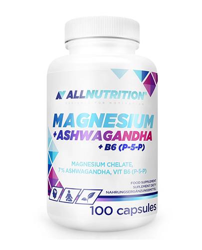 Allnutrition Magnesium + Ashwagandha + B6 (P-5-P), 100 kapsułek zdjęcie