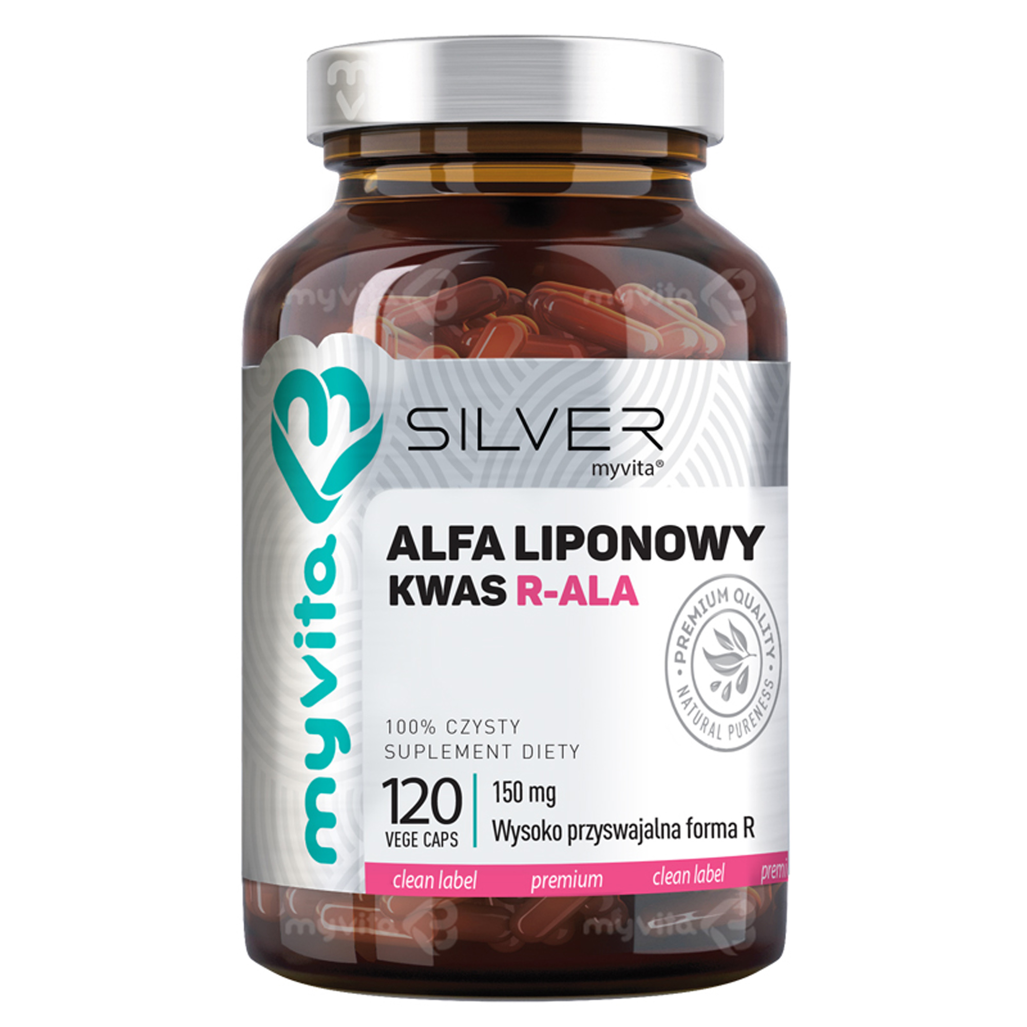 MyVita alfa liponowy kwas R-ala 120 vege kapsułek zdjęcie
