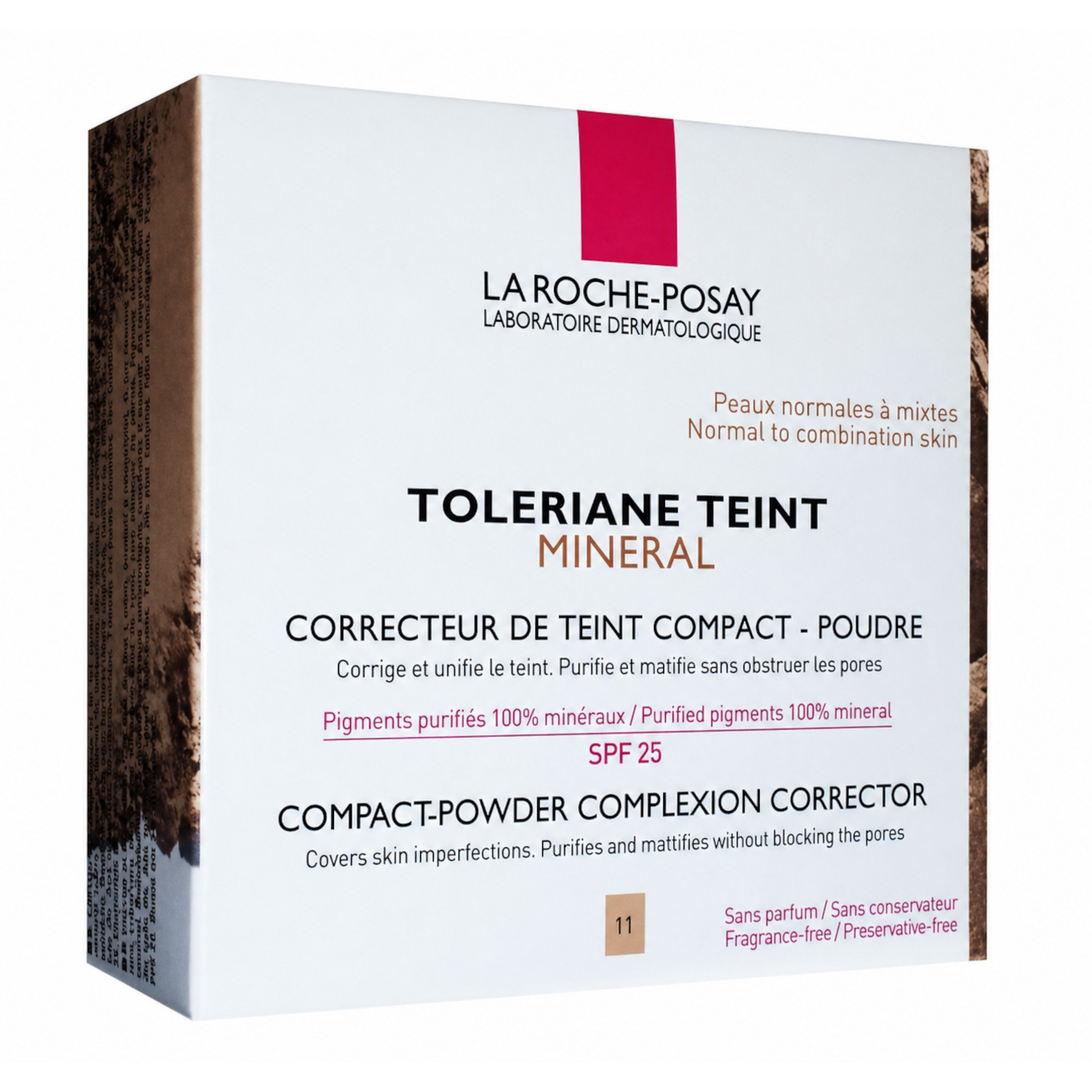 La Roche Posay Toleriane Teint Mineral Puder mineralny w kamieniu SPF25 11 9,5 g zdjęcie