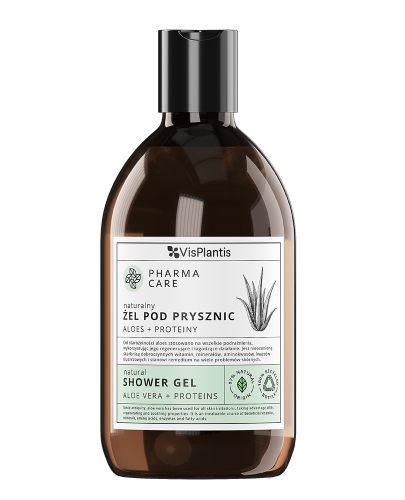 Pharma Care naturalny żel pod prysznic aloes + proteiny 500ml zdjęcie