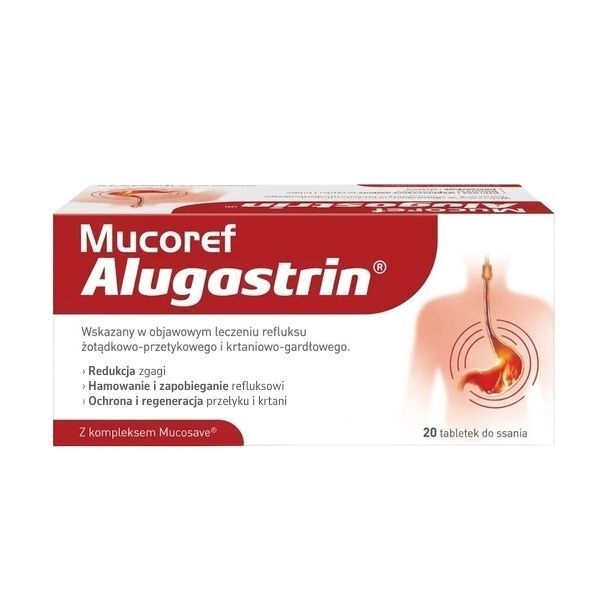 Mucoref Alugastrin, 20 tabletek zdjęcie