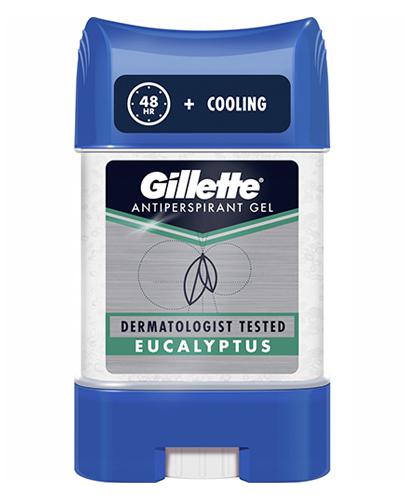 Gillette Antiperspirant Gel Eucalyptus Antyperspirant w żelu dla mężczyzn, 70 ml, cena, opinie, wskazania zdjęcie