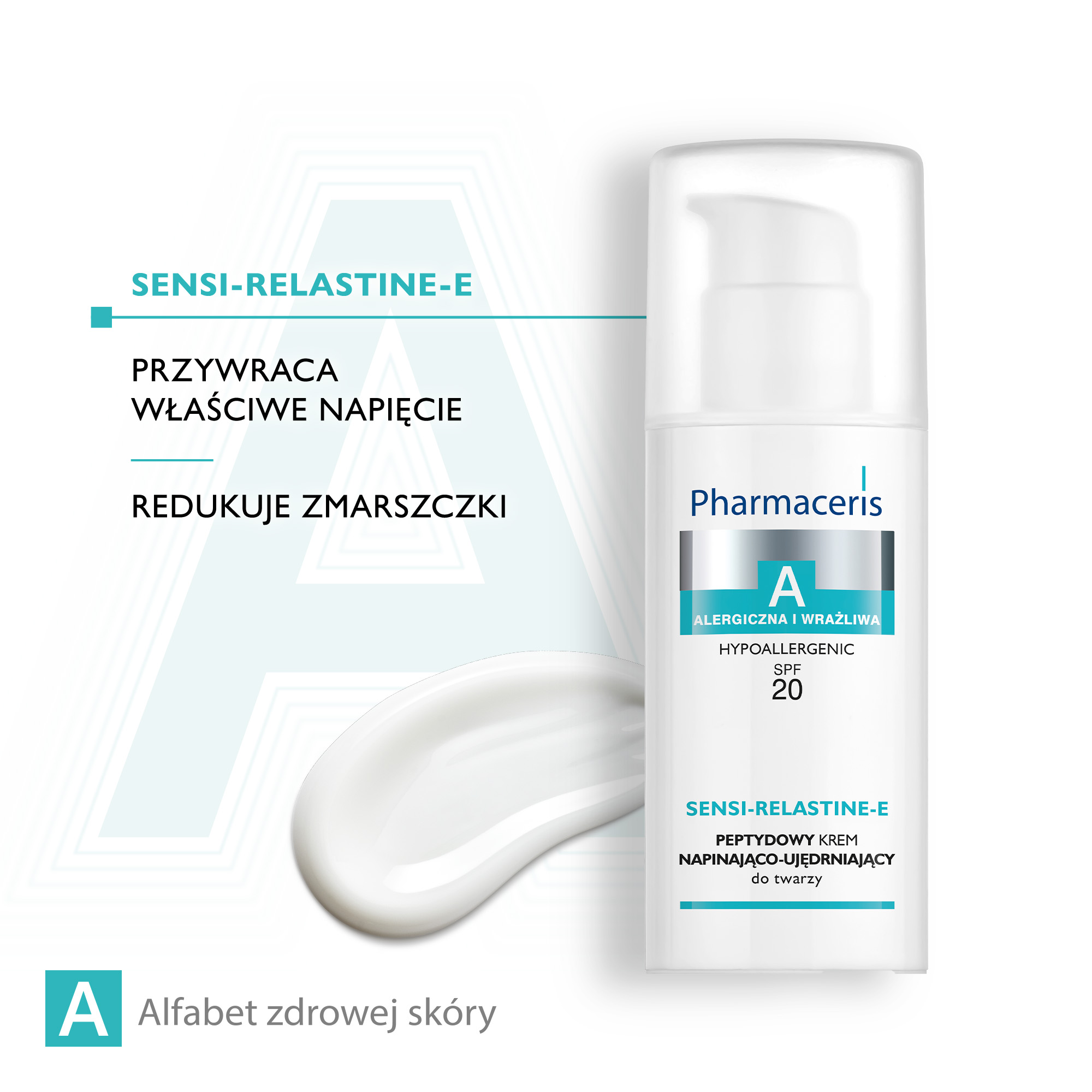 Pharmaceris A Sensi-Relastine-E krem peptydowy SPF20 napinająco ujędrniający 50 ml