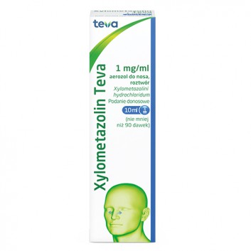 Xylometazolin Teva 1 mg/ml aerozol do nosa 10 ml