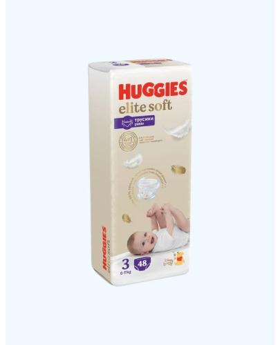 Huggies Elite Soft 3 Pieluchomajtki 6-11 kg, 48 sztuk zdjęcie