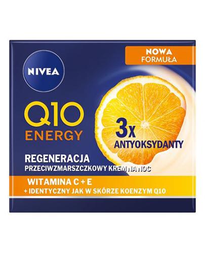 Nivea Q10 Energy Krem przeciwzmarszczkowy na noc - 50 ml - cena, opinie, właściwości zdjęcie