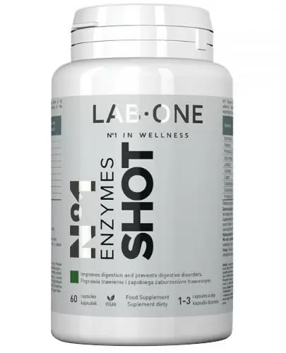 Lab One N1 Enzymes Shot 60 kapsułek zdjęcie