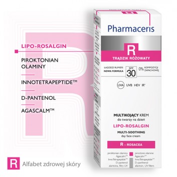 Pharmaceris R Calm-Rosalgin, krem redukujący zaczerwienienia na noc, 30 ml