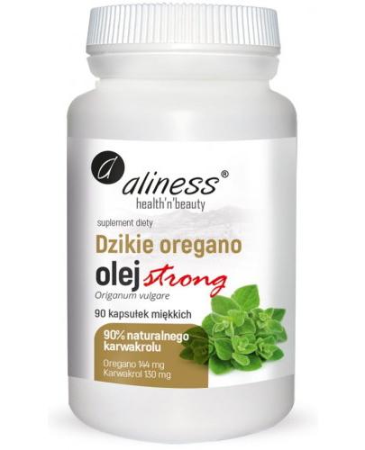 Aliness Dzikie Oregano Olej strong, 90 kapsułek zdjęcie