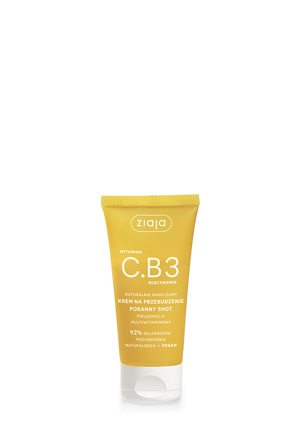 Ziaja Witamina C.B3 Niacynamid naturalnie nawilżamy krem na przebudzenie poranny shot 50 ml zdjęcie