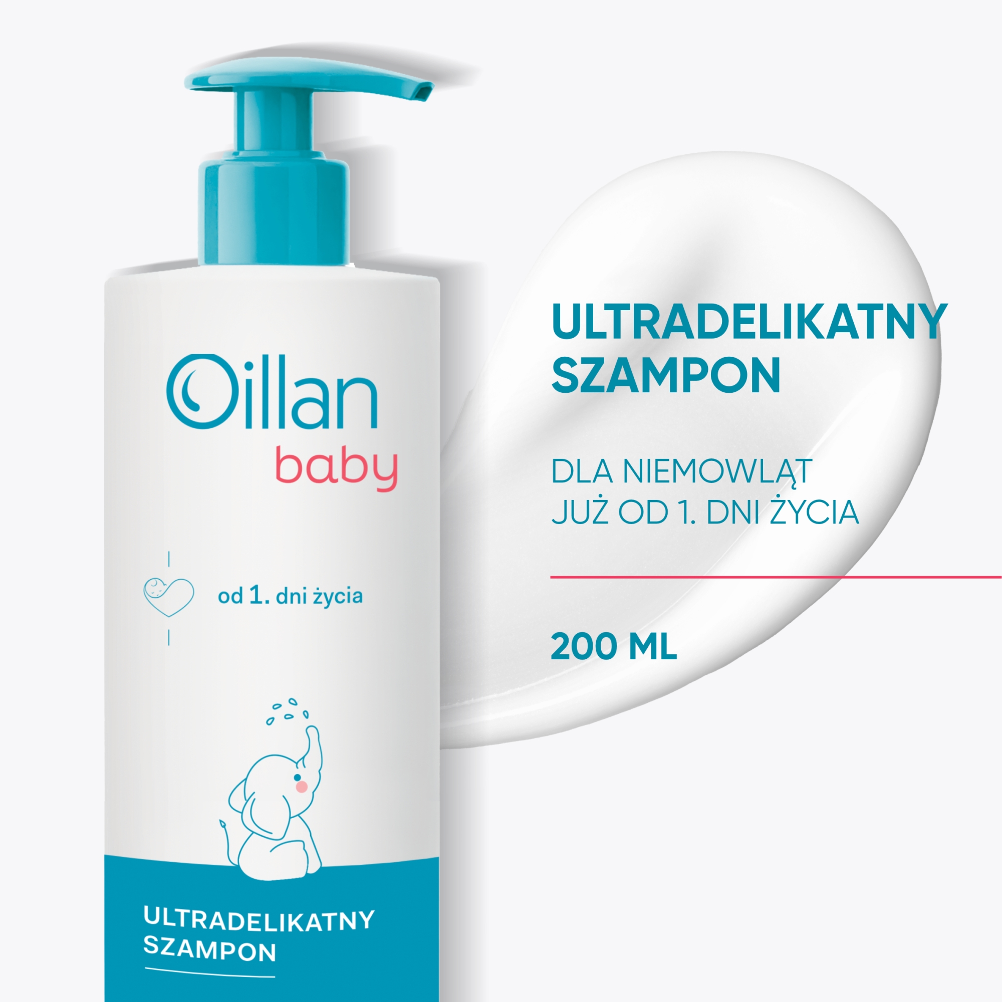 Oillan baby, ultradelikanty szampon, 200 ml