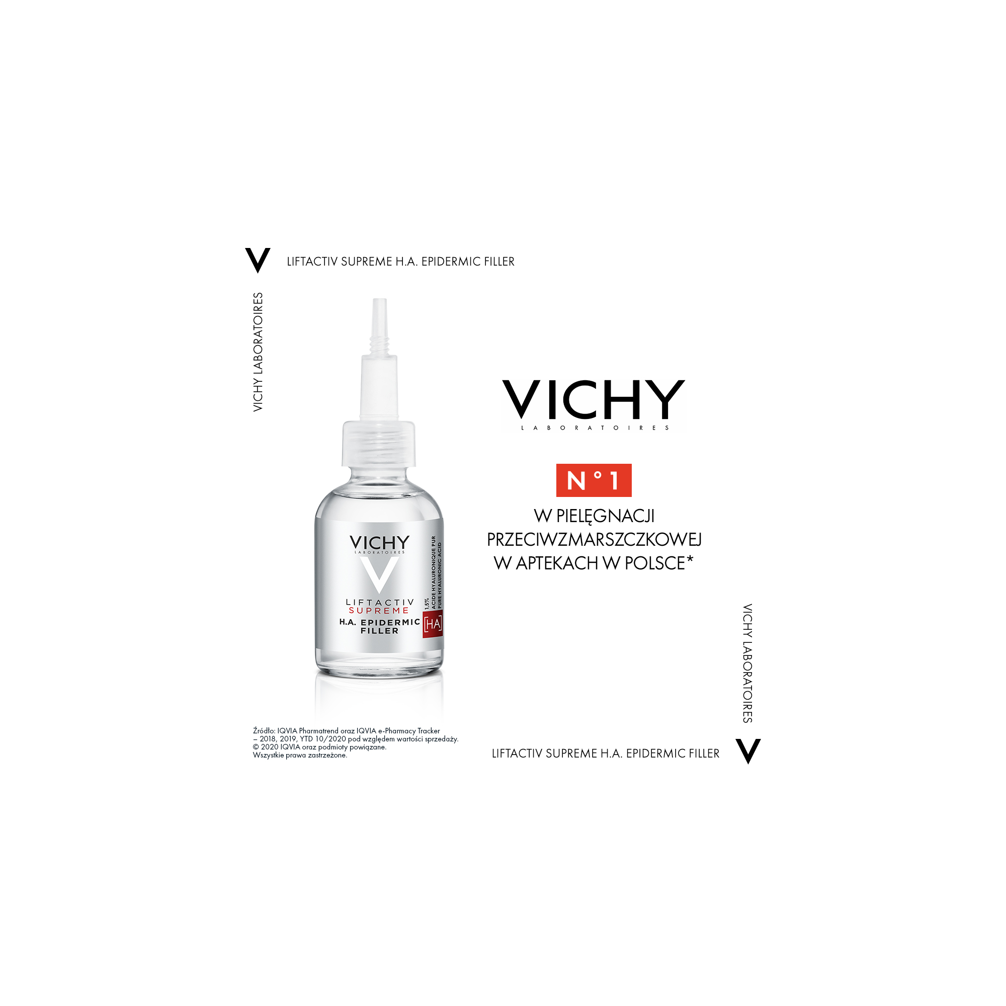 Vichy Liftactiv Supreme H.A. Epidermic Filler skoncentrowane serum przeciwzmarszczkowe 30 ml
