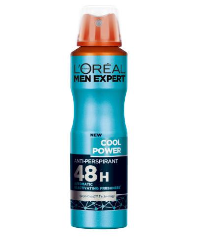 L'Oreal Men Expert Cool Power Antyperspirant w sprayu - 150 ml  zdjęcie