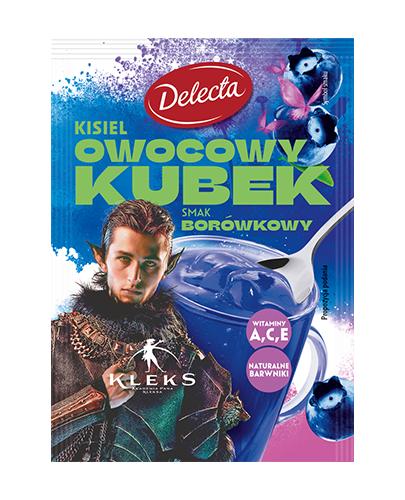 Delecta KLEKS Kisiel owocowy kubek smak borówkowy, 30 g zdjęcie