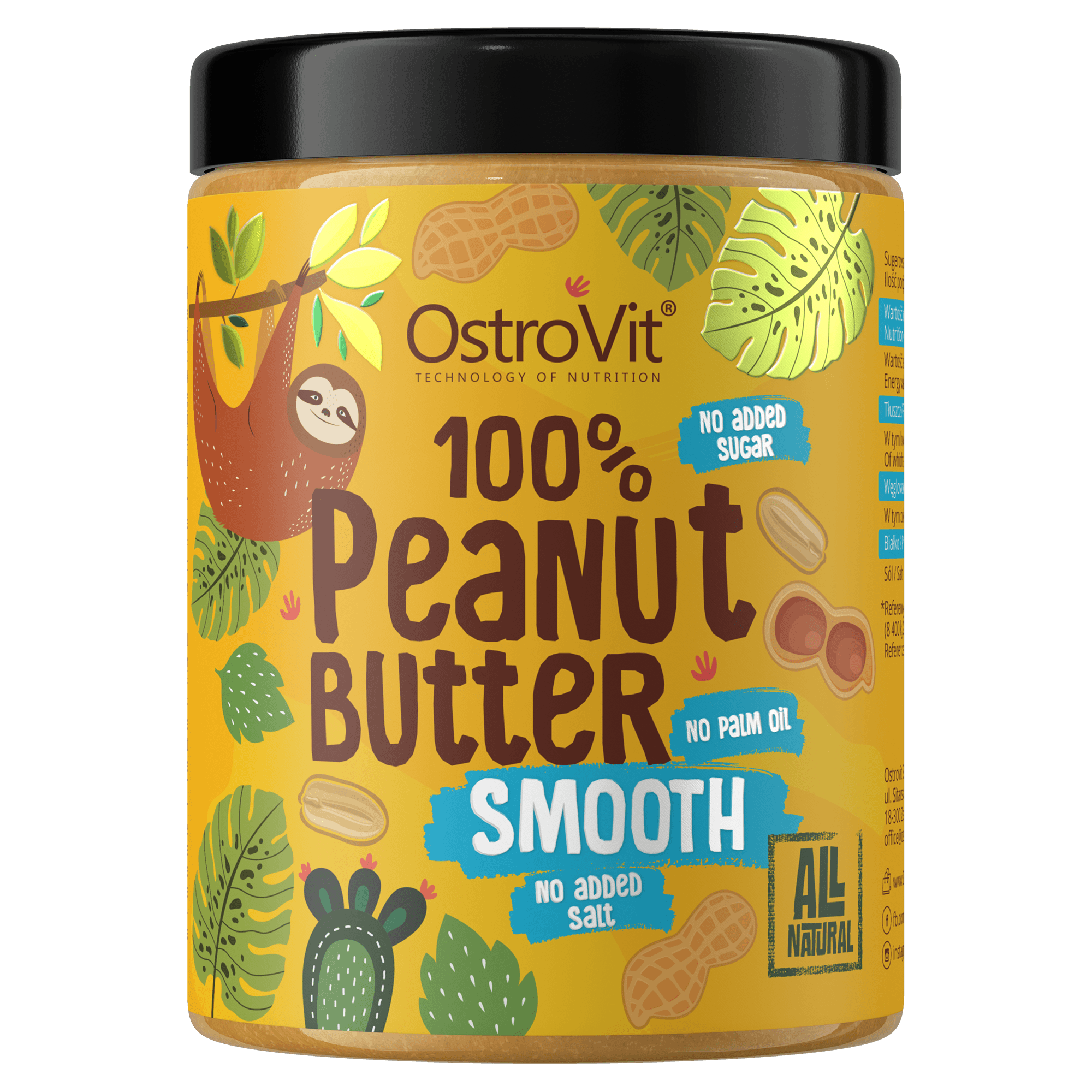 OstroVit 100% Peanut Butter, 1000 g