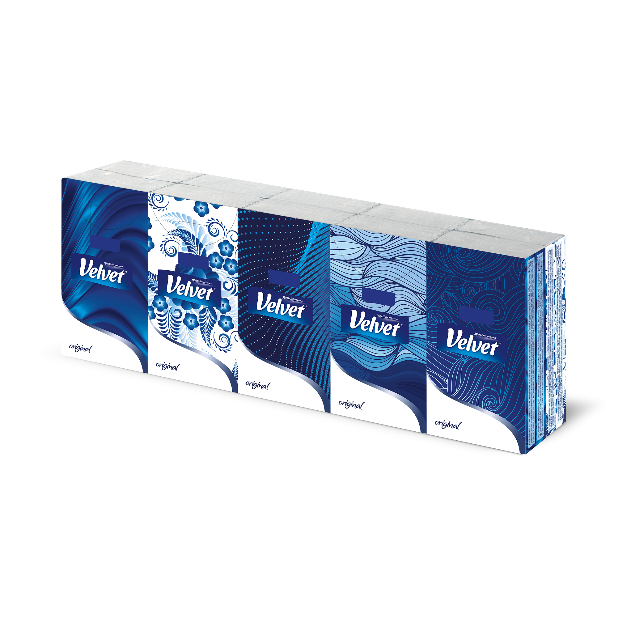 Velvet Original, Chusteczki higieniczne, 10 sztuk