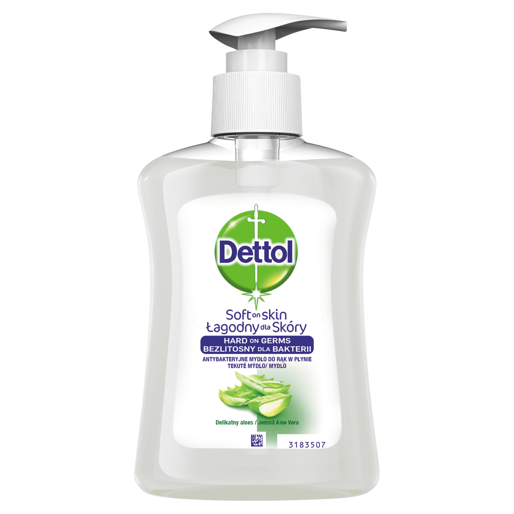 Dettol, mydło w płynie aloes i witamina E antybakteryjne, 250 ml zdjęcie