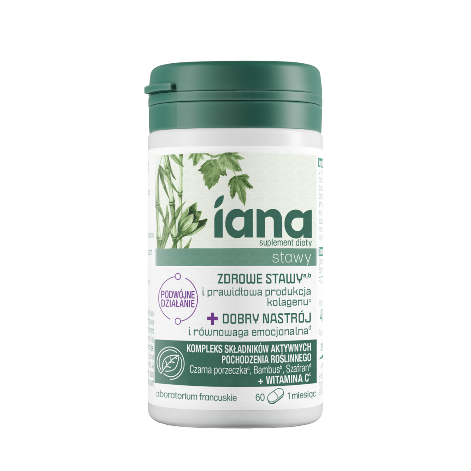 IANA Stawy Zdrowe stawy + Dobry Nastrój, tabletki, 60 sztuk zdjęcie