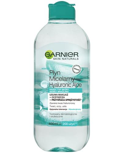 Garnier Skin Naturals Hyaluronic Aloe Płyn micelarny - 400 ml - cena, opnie, skład zdjęcie