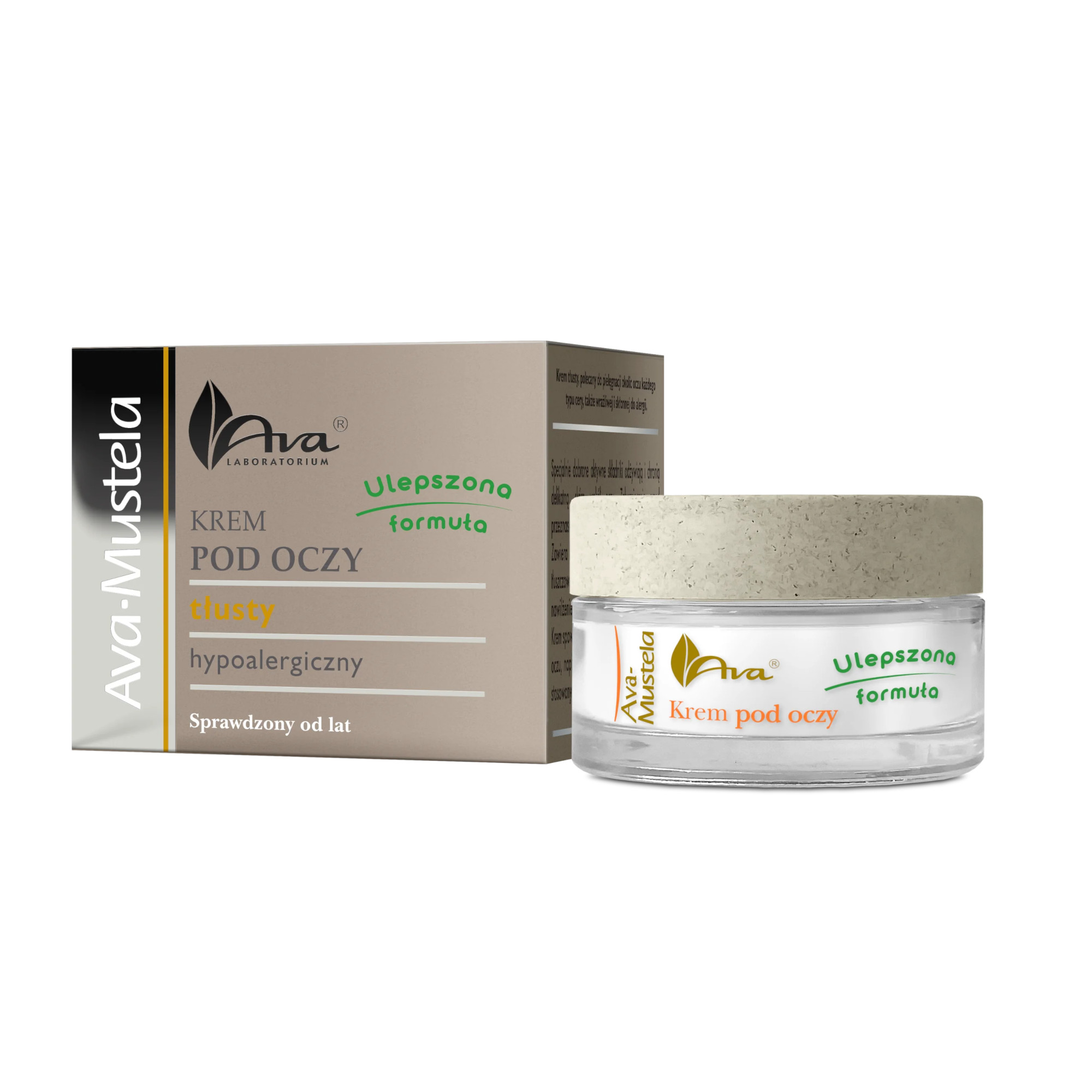 Ava-Mustela, krem pod oczy ekstra tłusty-ulepszona formuła, 30 ml zdjęcie