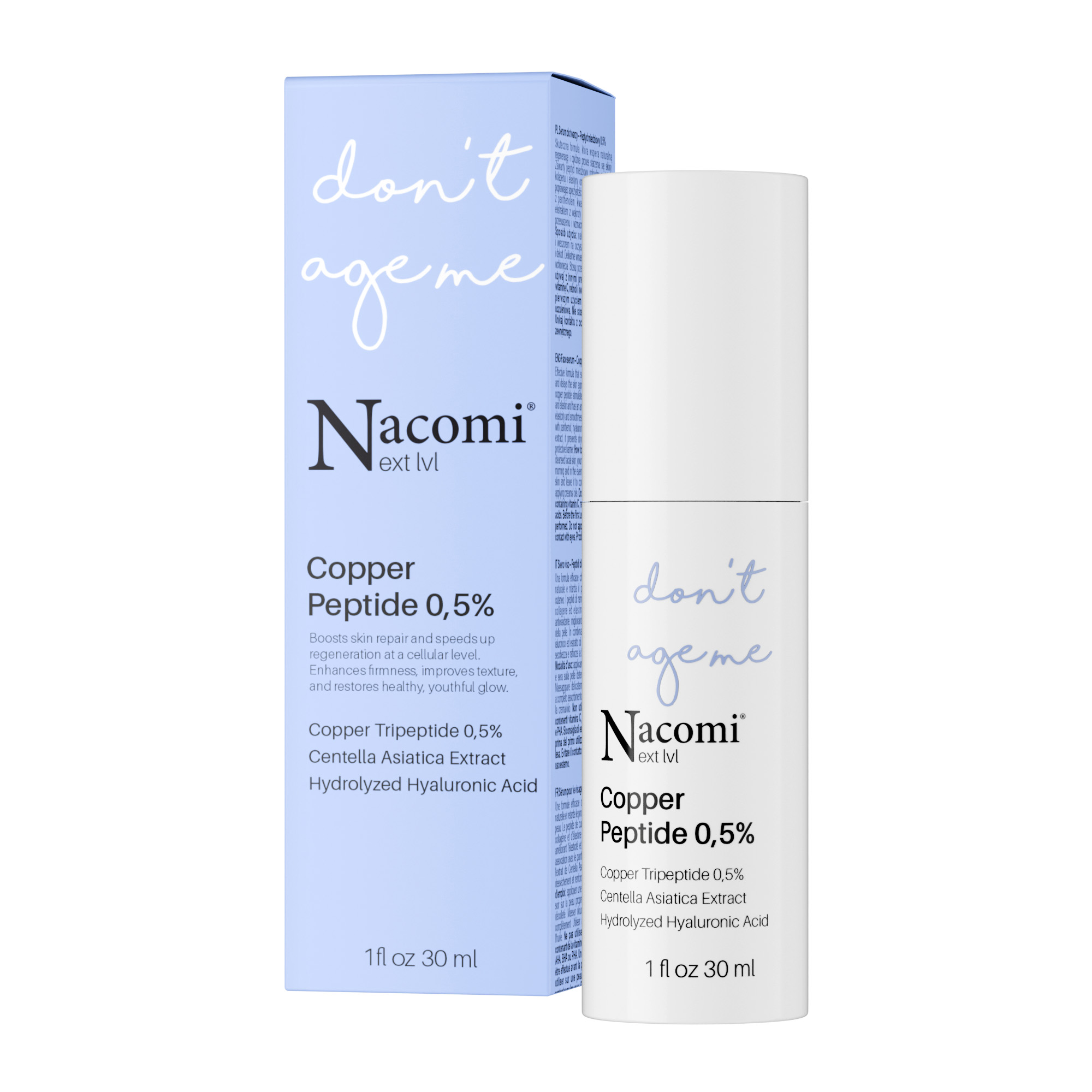 Nacomi Next Level Serum do twarzy Peptyd miedziowy 0,5%, 30 ml zdjęcie